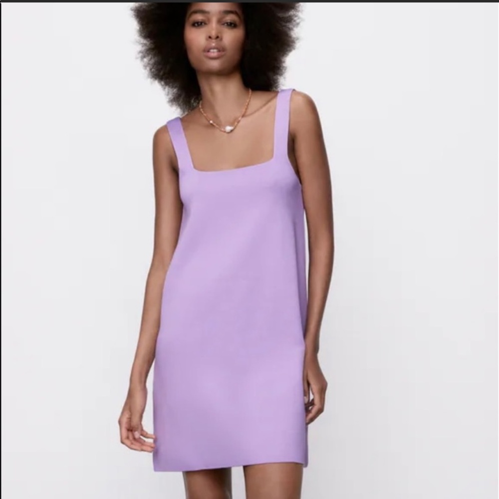 Zara Lavender Knit Dress